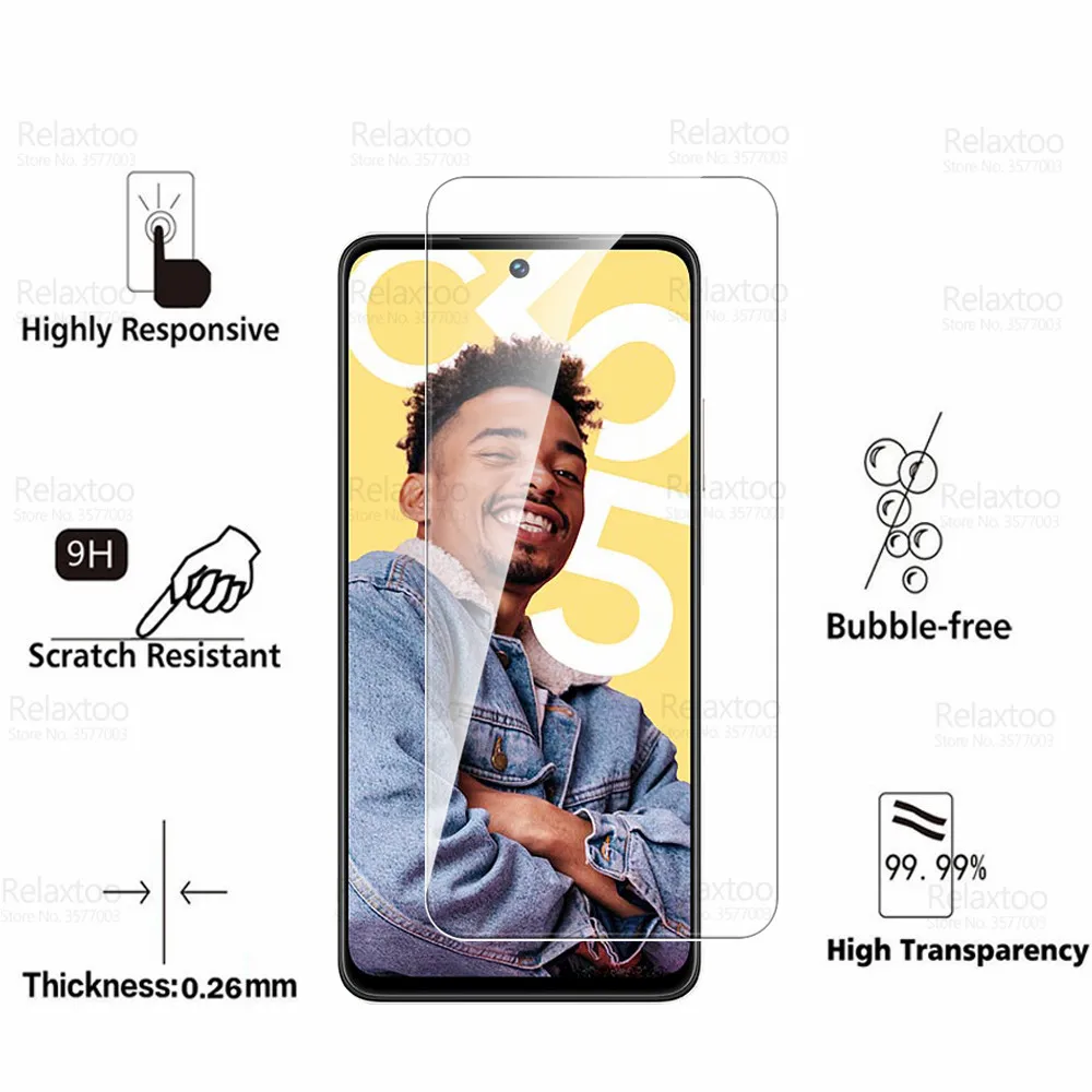 Vidro temperado de proteção para Realme Camera, protetor de tela, Cover Film, C55, RealmeC55, RealmeC55, 4G, RMX3710, 4in 1