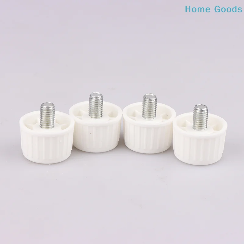 preferred4pcs Universal Footing with Height Adjustable Screw Fridge Freezer Bottom Stand Moisture proof Table Chair Leg Holder