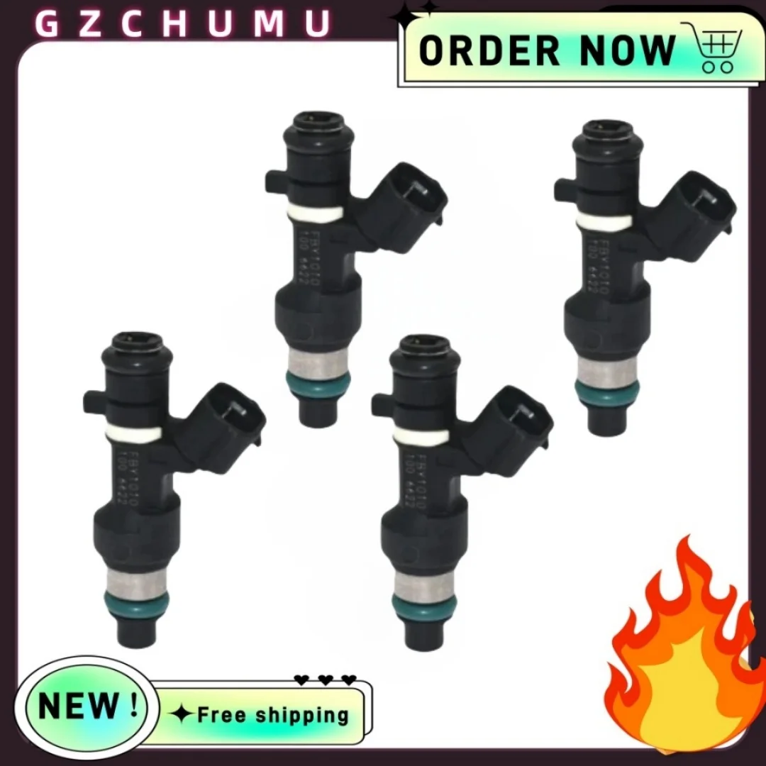 

4Pcs Fuel Injectors FBY11H0 FBY1010 Fit NISSAN MICRA K13 2010-2016 16600-1HC0A F8