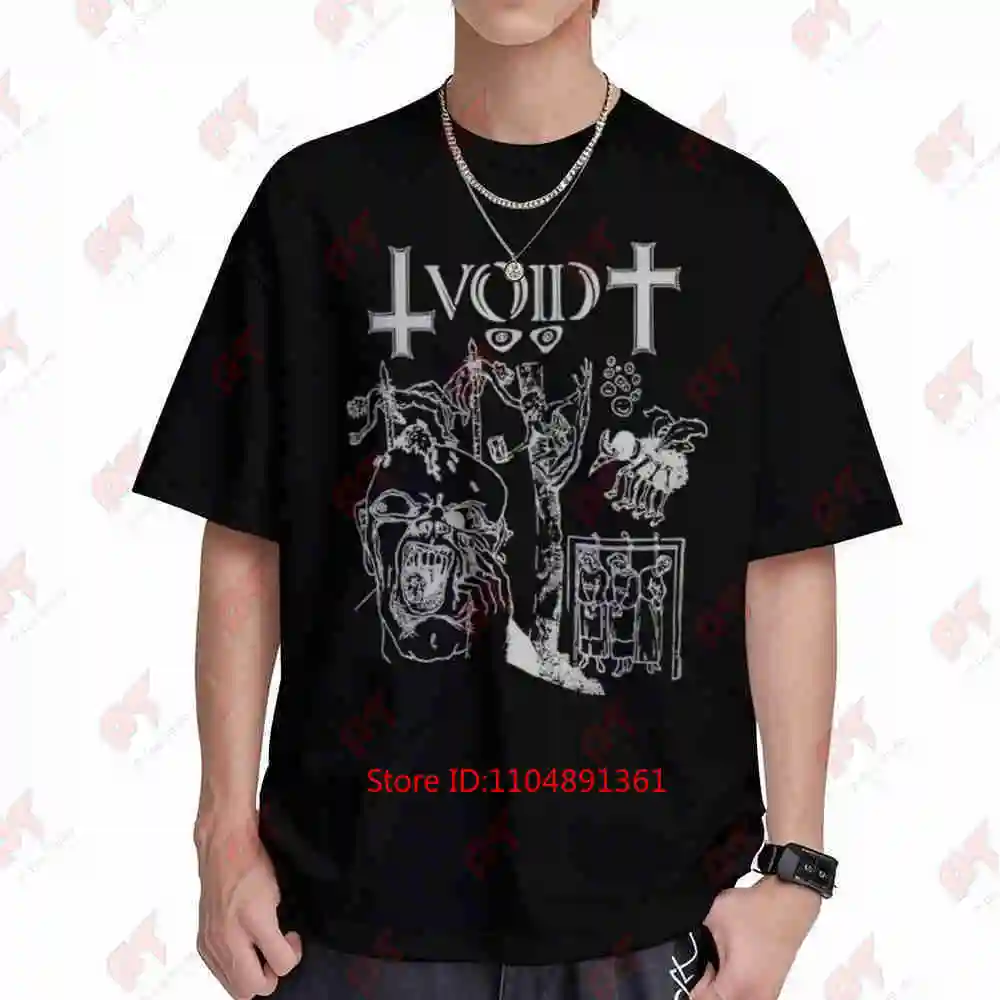 Void Album Inspired Hardcore Punk Band Short Sleeve Tee 100% Cotton T-Shirt
