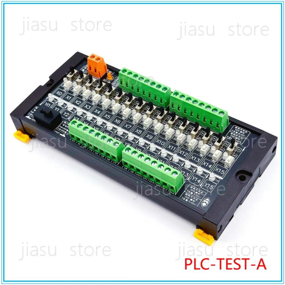 PLC test board 16-channel input and output debugging module