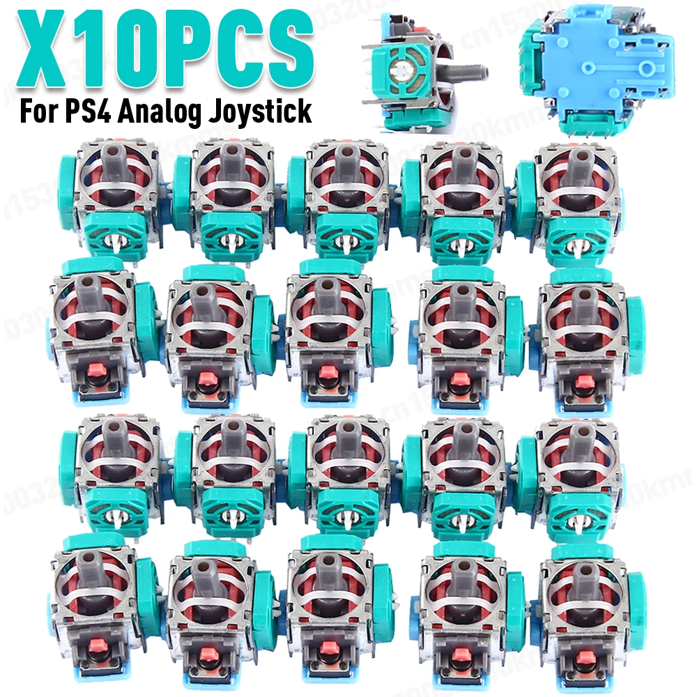 10Pcs Replacement 3D Rocker Analog Joystick Sensor Module Potentiometer for Ps4 /pro Slim Xbox One S/x Controller Repair