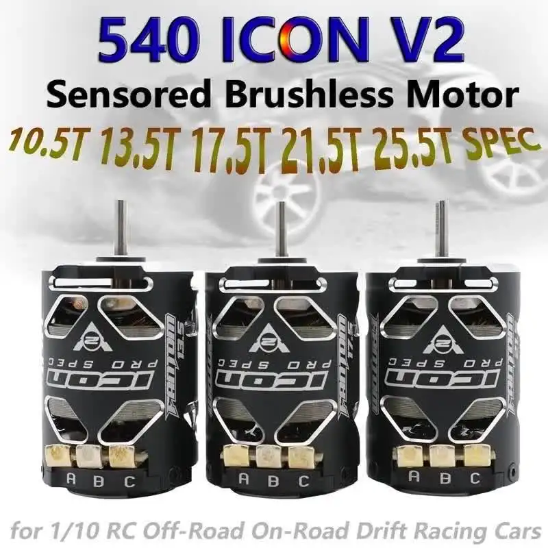 FANTOM 540 ICON V2 10.5/13.5/17.5T 21.5T 25.5T Sensored Brushless