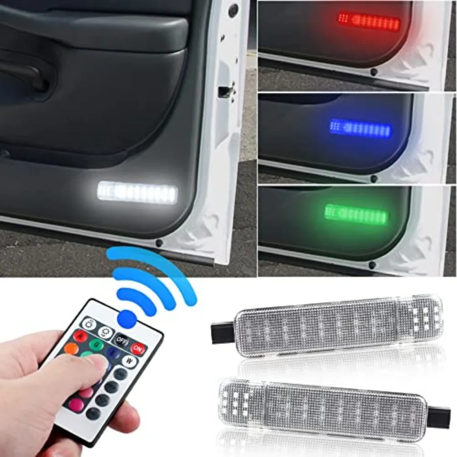 

LED Interior Door Panel Courtesy Light Door Light Assembly Compatible with Silverado/Sierra C/K 1500 2500 3500 Pickup Suburban