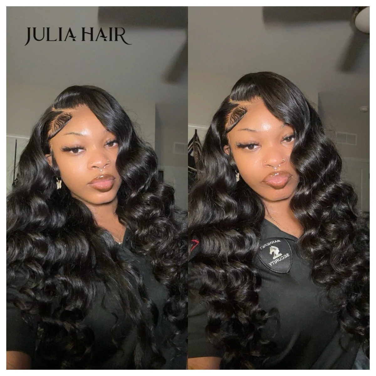 

Julia Hair 13x4 &13x6 Pre-Everything Wig Lace Frontal Glueless Body Wave Wig Real Ear To Ear Super Secure Invisible Knots