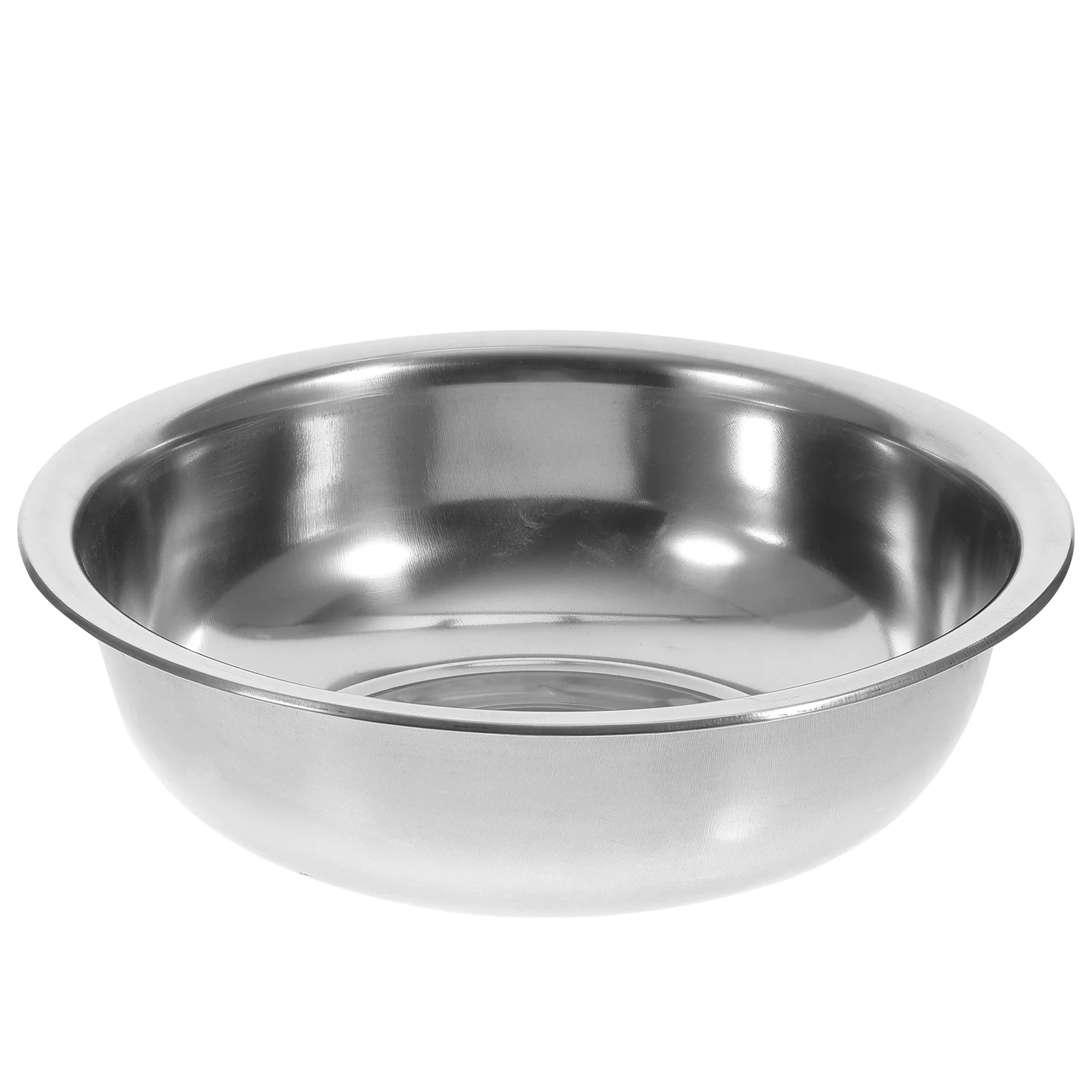 

Metal Basin Bowl Food Bowl Large Mixing Plates Dough Making Basin Washing Basin Food Dinner Plates Food Storage Bowl Home