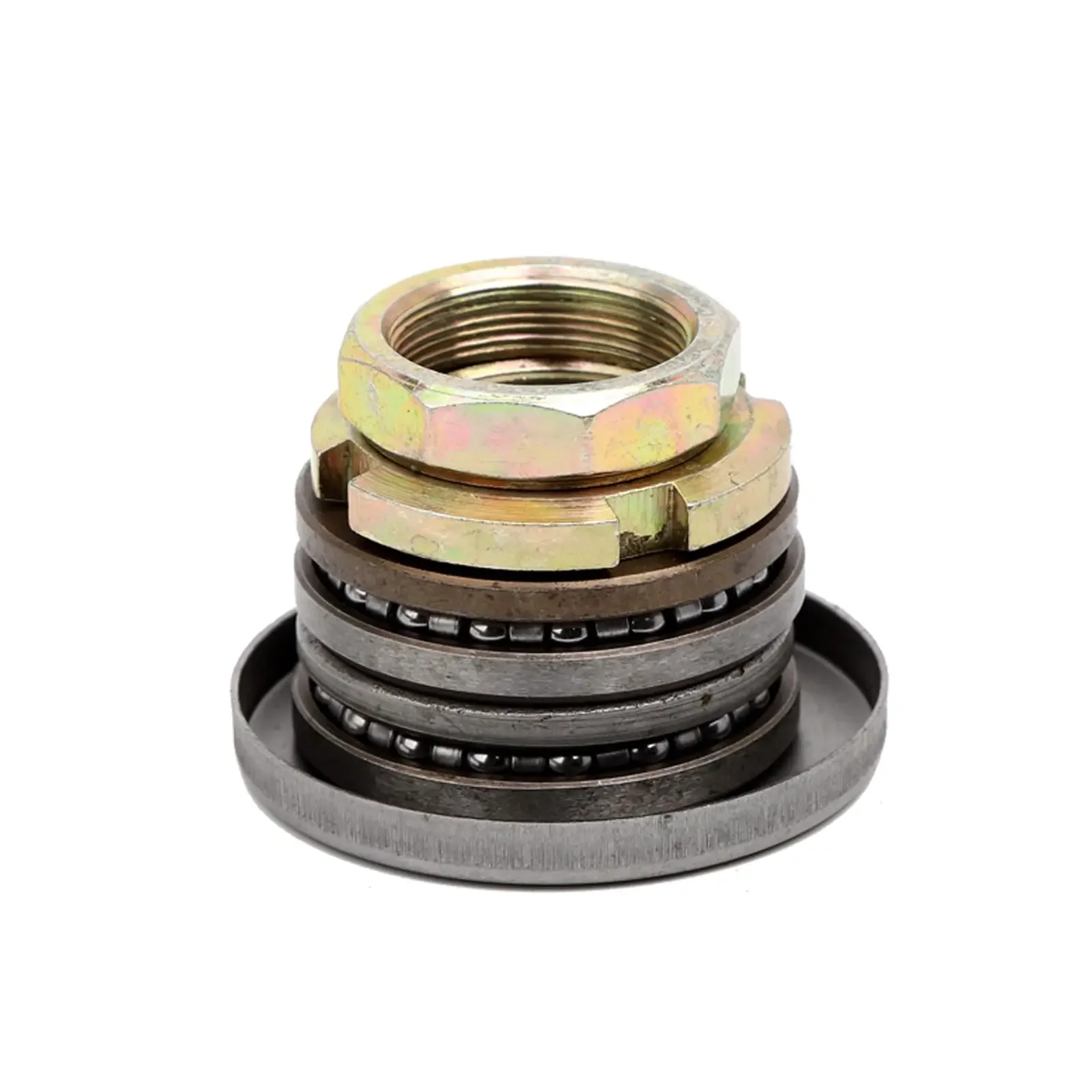 

Steering Stem Rod Bearing Ring Kit 7 Piece Fit for Chinese Scooter Moped Sunl 125cc Steering Rod Taper Bearing Assembly