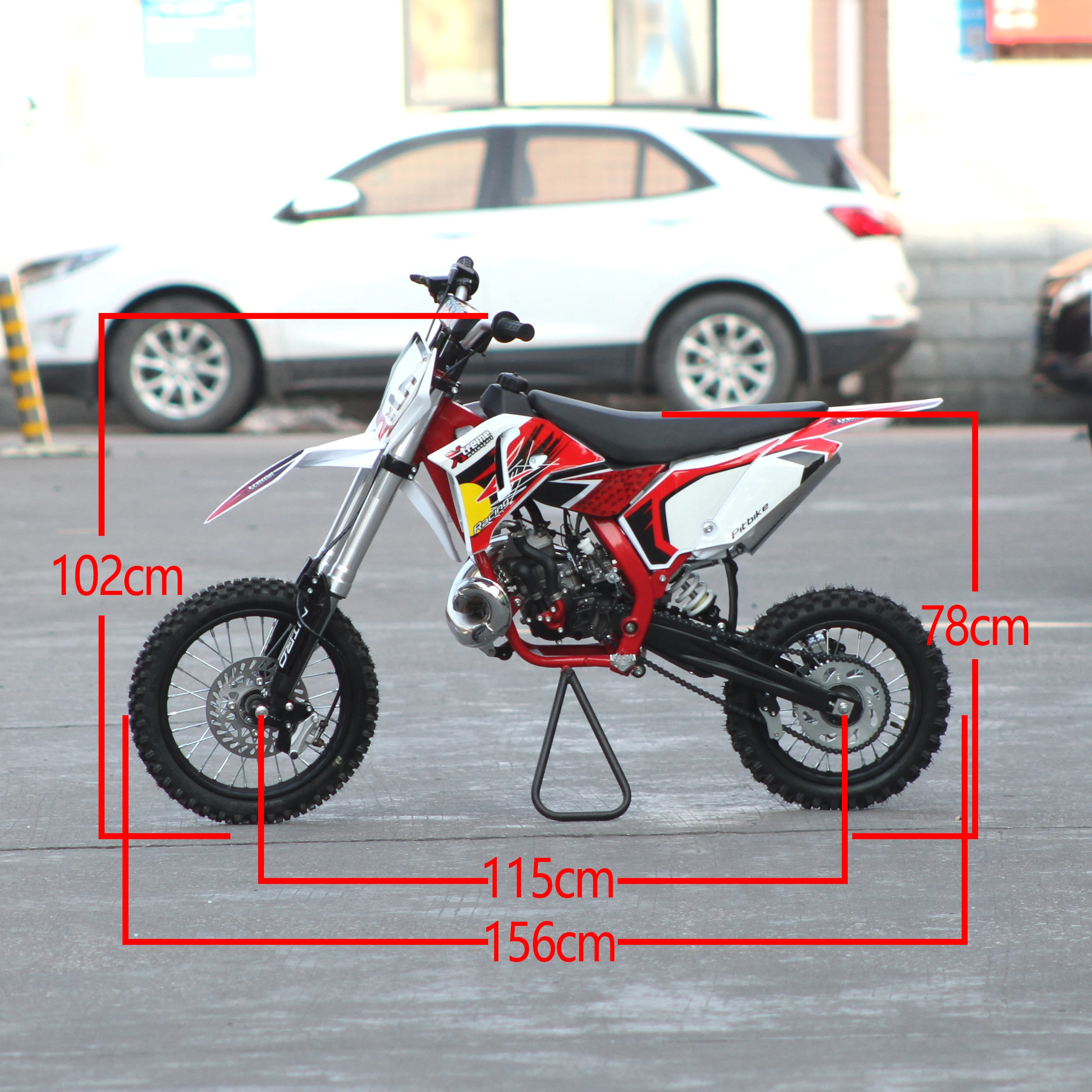 65cc powerful 2-stroke water-cooled automatic 14/12 kids trail racing motorcycle