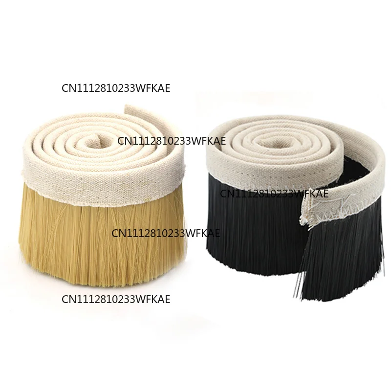 70mm/100mm Nylon Dust Cover Brush Vacuum Cleaner Accessory Spindle Engraving Machine Brush CNC Router Total Length 1M
