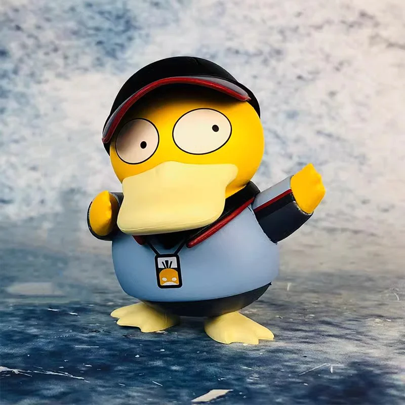 8Cm Hot Japanese Anime Pokemon Figure Psyduck Cos Courier Cute Pvc Model Statue Desktop Car Decoration for Kids Birthday Present