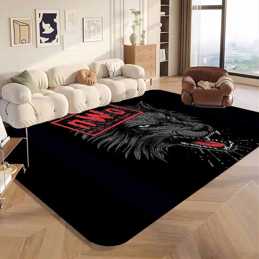 N-W-O WrestlingS Group New World Order Long Rugs Cheaper Anti-slip Modern Living Room Balcony Printed Bedside Area Rugs