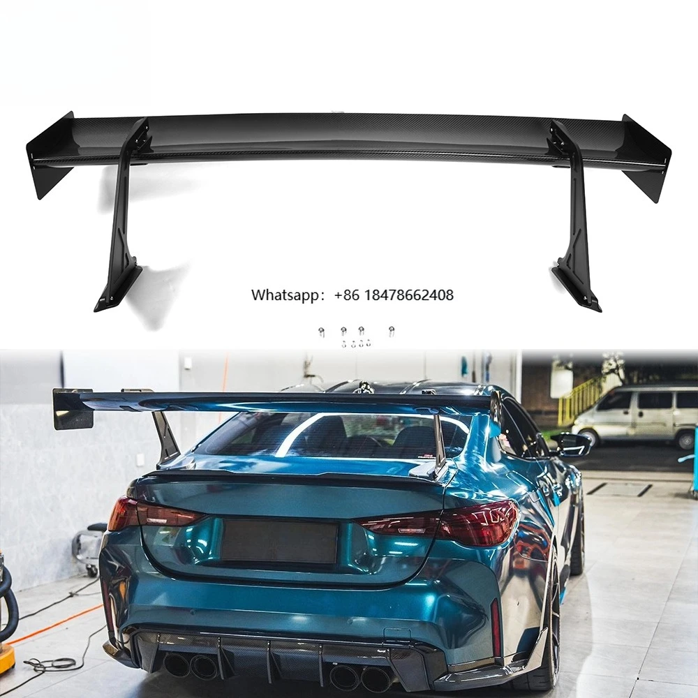 

Dry Carbon Fiber UCW Style Swan Neck Wing for M2 G87 M3 G80 M4 G82 Trunk Lip Splitter Competition Rear Wing Spoiler