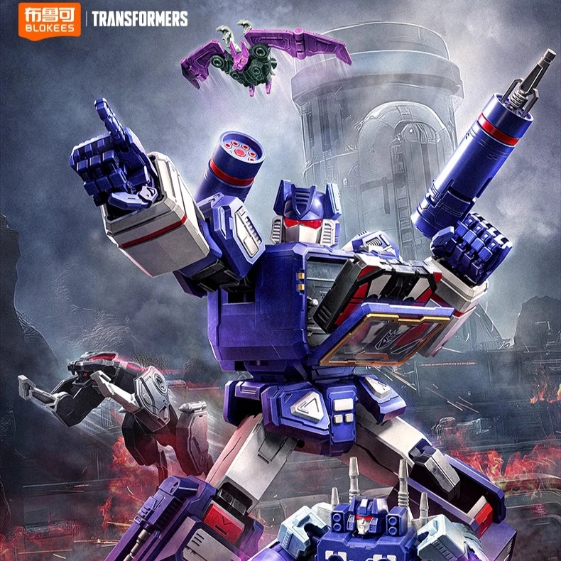 

Original Blokees Transformation Soundwave Action Edition Anime Figure Action Assembly Building Blocks Collection Model Toys Gift