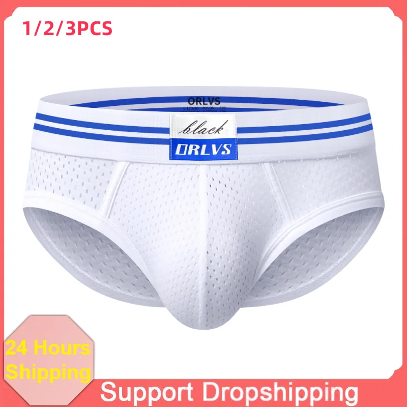 

ADANNU New Men's Briefs Sexy Breathable Man Underwear Slip Men's Panties Male Underpants U Convex Cuecas Comfortable Briefs