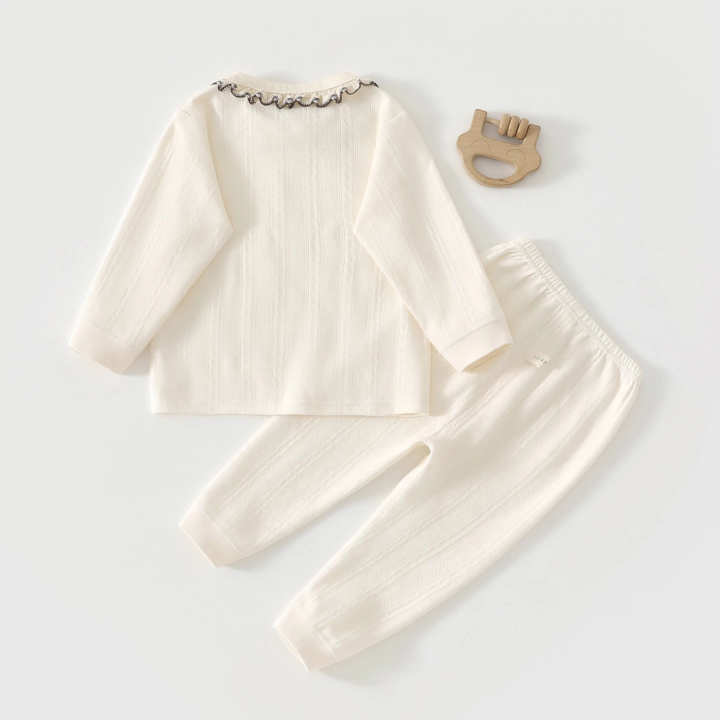 Children's Autumn and Winter Cotton Underwear Set, New High-Waisted Pants, Belly-Protecting, Seamless, for Babies and Infants