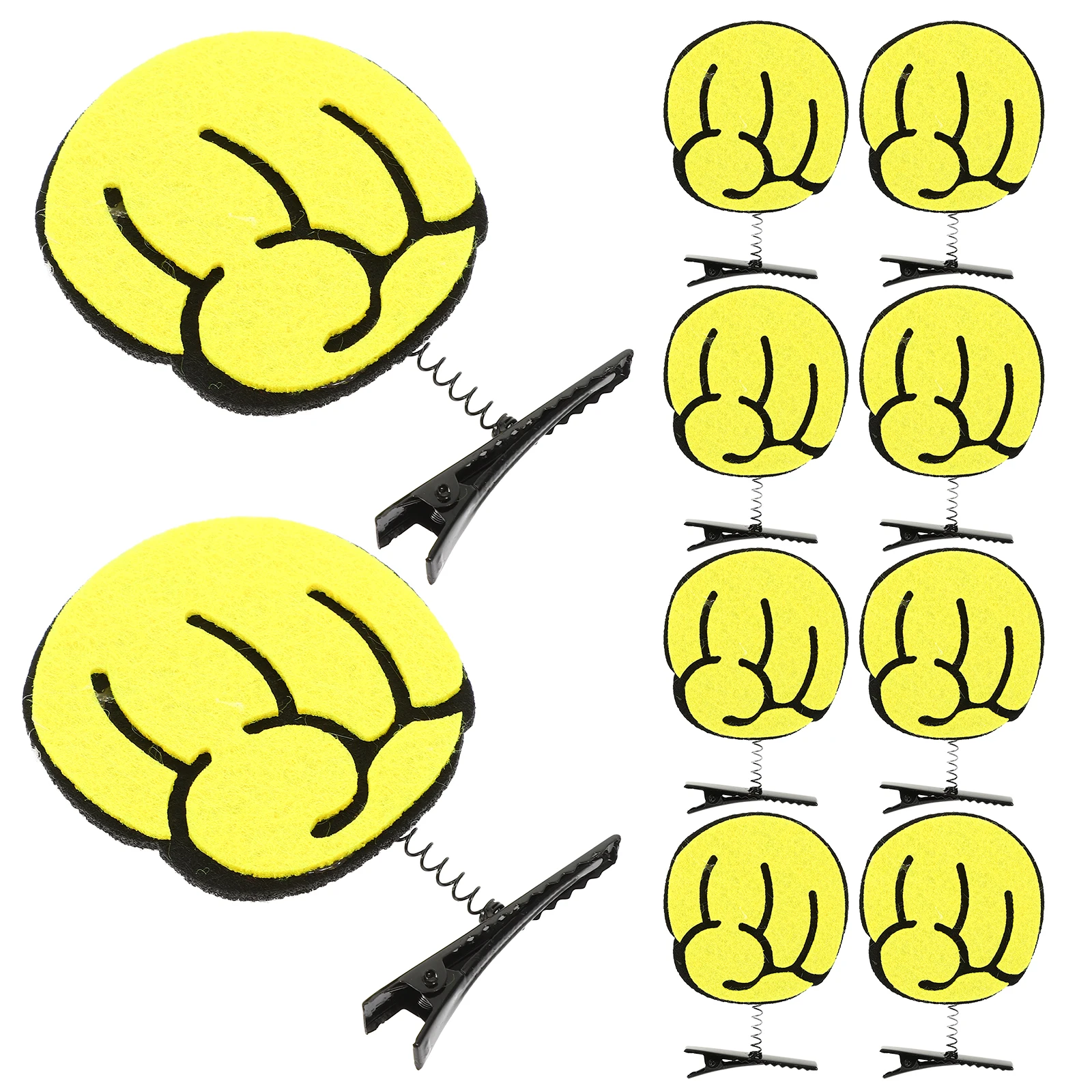 

10pcs Hand Clips Cute Hand Shaped Barrettes Gentle Snap Clips For Girls Women Thin Hair Hair Accessories For Hairstyling