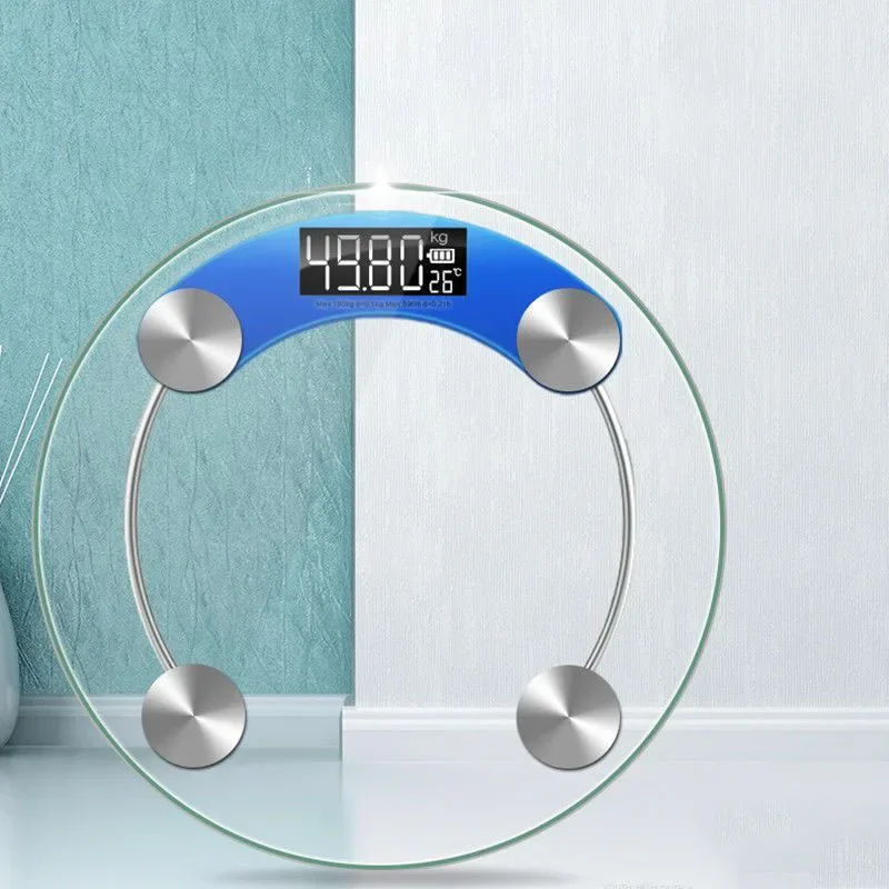 ميزان الجسم الإلكتروني القابل لإعادة الشحن عبر USB - مقياس صحي منزلي دقيق ودقيق مثالي للبالغين جهاز قياس وتتبع فقدان الوزن
