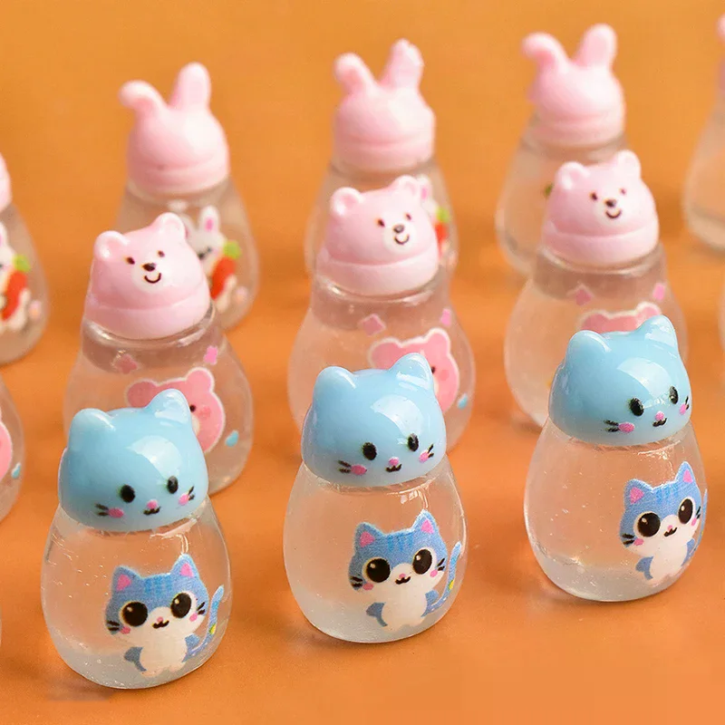 5Pcs Dollhouse Simulation Cartoon Mini Water Cup Model Dollhouse Home Desktop Ornament Doll House Micro Scene Decor Props