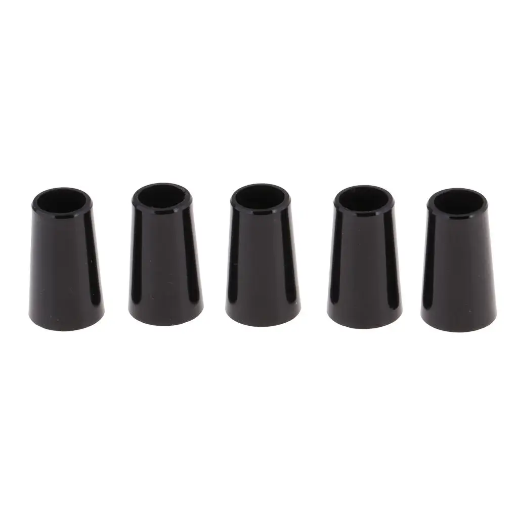 5 Count Black Golf Ferrule .370/.335 for Taper Wedge End Cap Cover