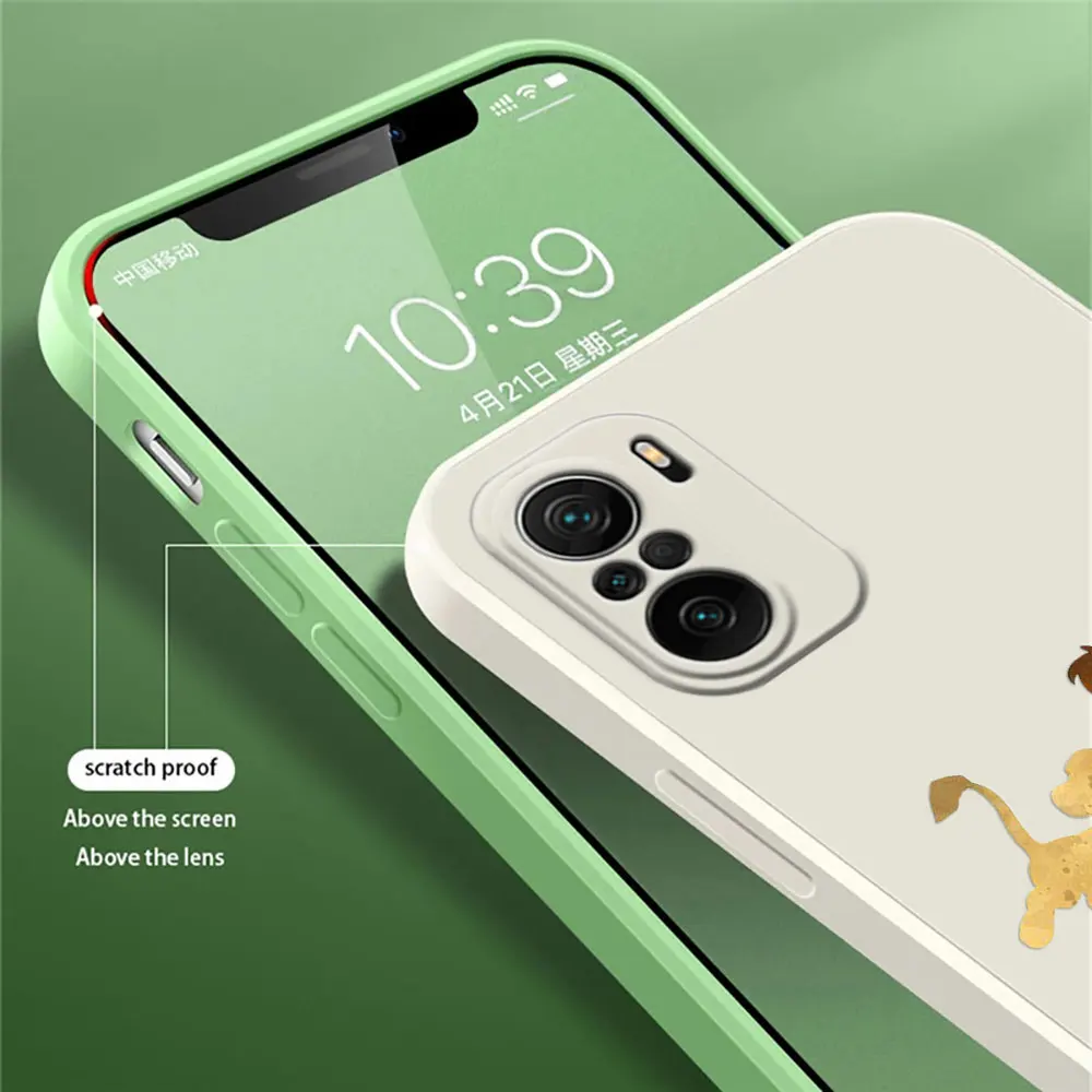 D-Disney The Lion King HAKUNA MATATA Phone Case For Xiaomi 13T Pro 13 12T 11T 10T Pro Mi 11 Lite 5G NE 12 11 10 9 Silicone Cover