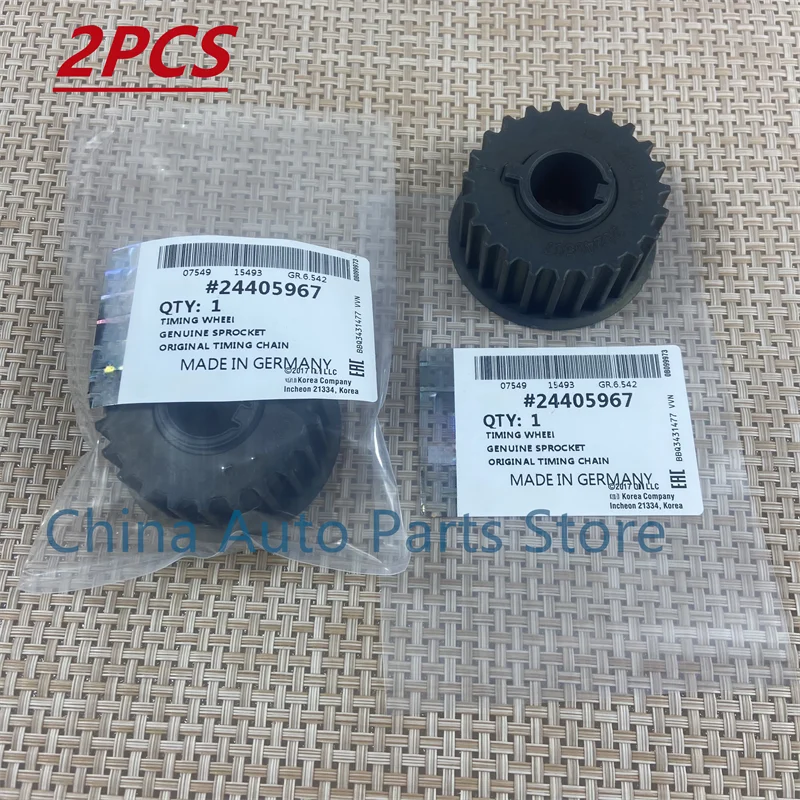 

2PCS Crankshaft Timing Gear For Chevrolet Cruze Aveo T300 Sonic Orlando Trax Opel Astra Zafira Mokka 24405967 5636328