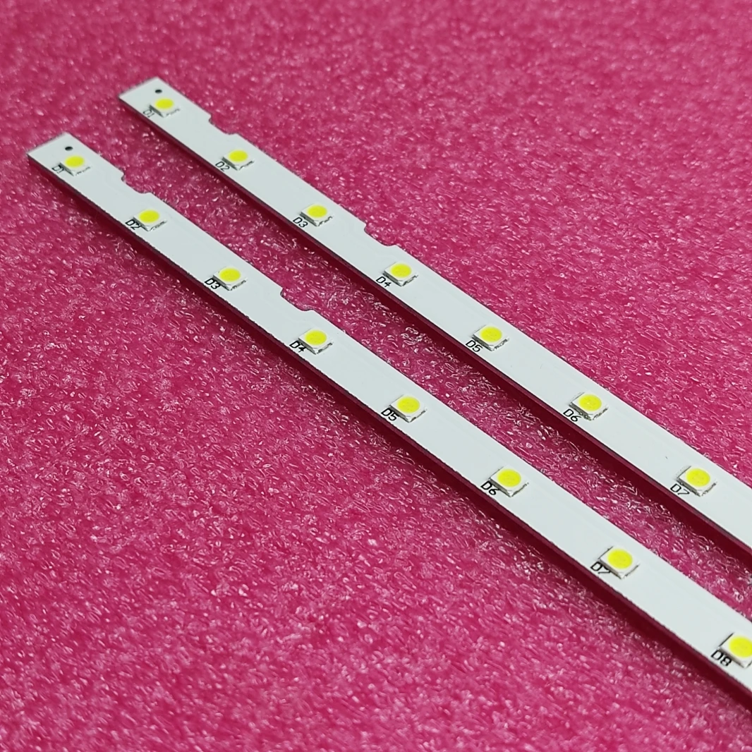 Strip lampu latar LED (2) untuk Sam sung sung BN61-15485A UN55NU7100 UE55NU7120 UE55NU7170U