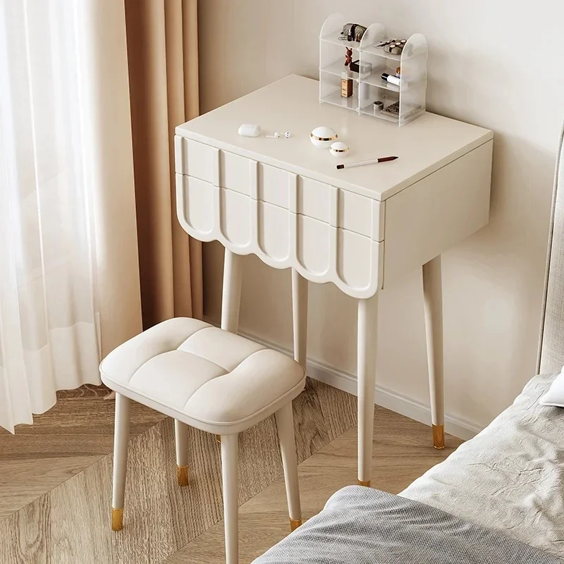 

Bulb Classic Dressing Table Drawer Salon Organizers Storage Dressing Table Woman Charm Tocador Maquillaje Home Furniture