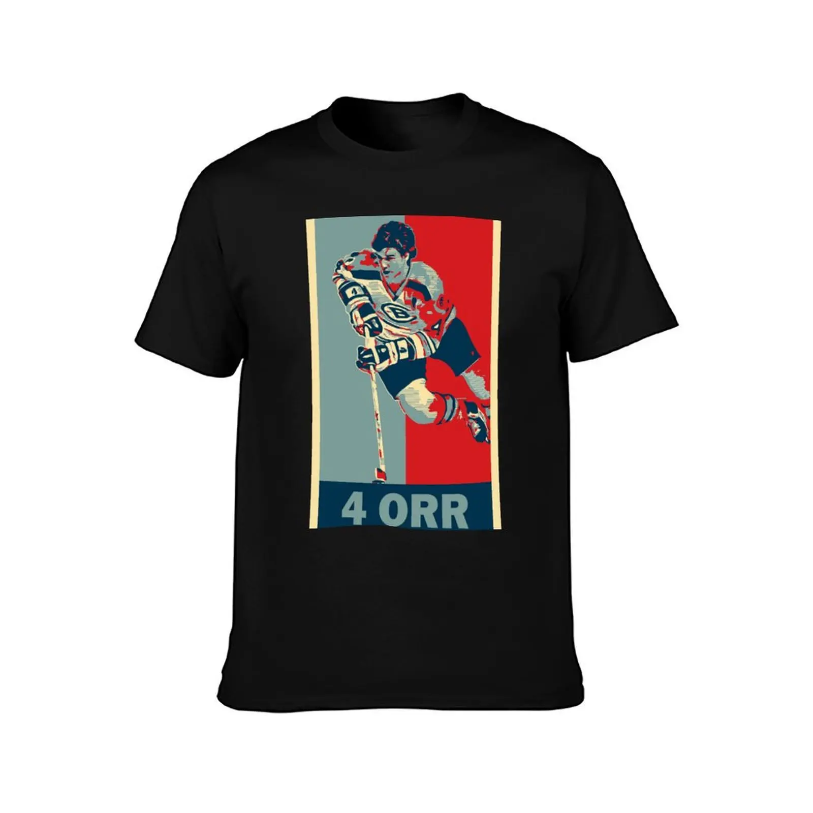 Bobby Orr T-Shirt Breathable Basic Cotton T-Shirt