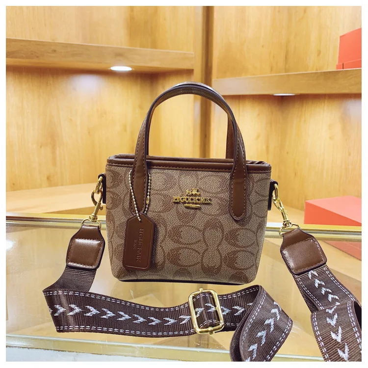

Koujia Handbag Women's 2025 New Hot Shopping Basket Foreign Trade Handbag Advanced Exquisite Joker Bucket Shoulder Handbag Diago