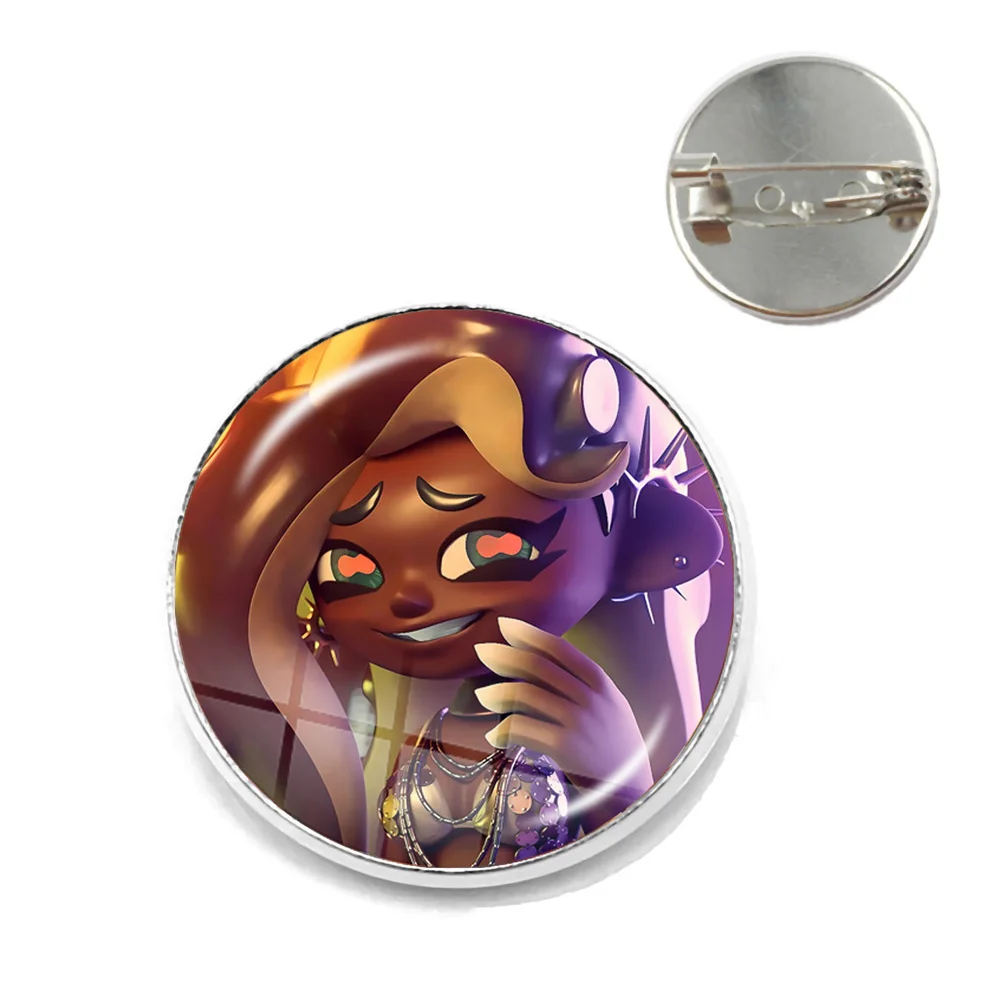 Spiel Peripherie 3 Splatoon Lustige Taste Pin Abzeichen Brosche Brustnadel für Rucksack Kleidung Dekoration Zubehör Cartoon Anstecknadel