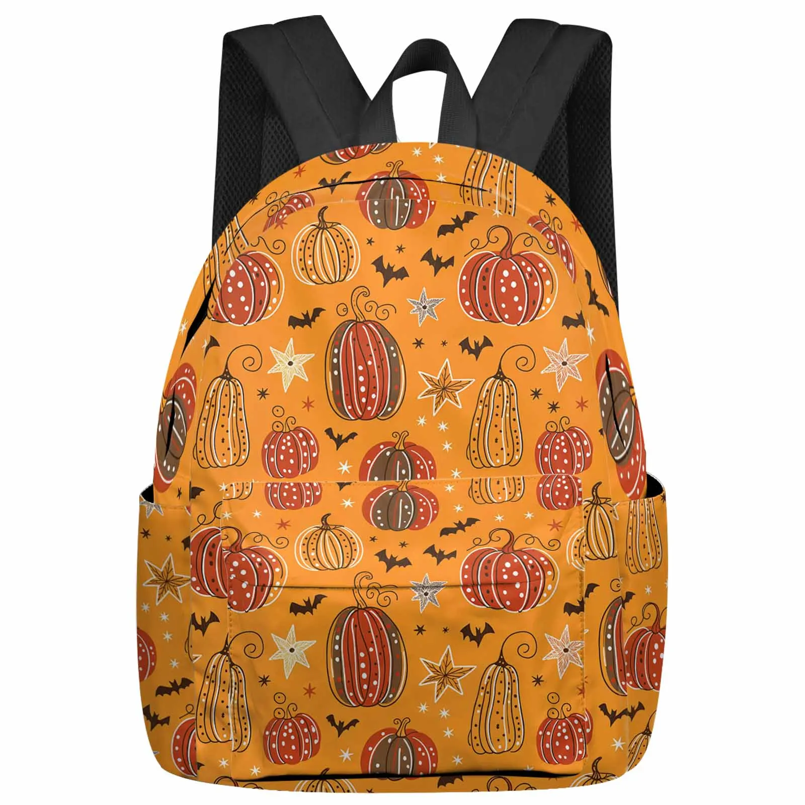 

Pumpkin Bat Star Halloween Backpacks Teenagers Student School Bags Men Women Travel Mochila