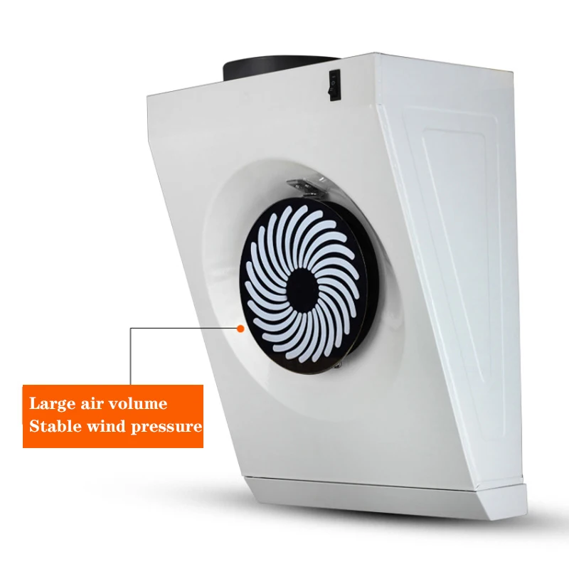 

100W/220V100W/220V Fume Wall Mounted Exhaust Fan Silver Smoke Machine Kitchen Exhaust Fan Small Cooker Hood