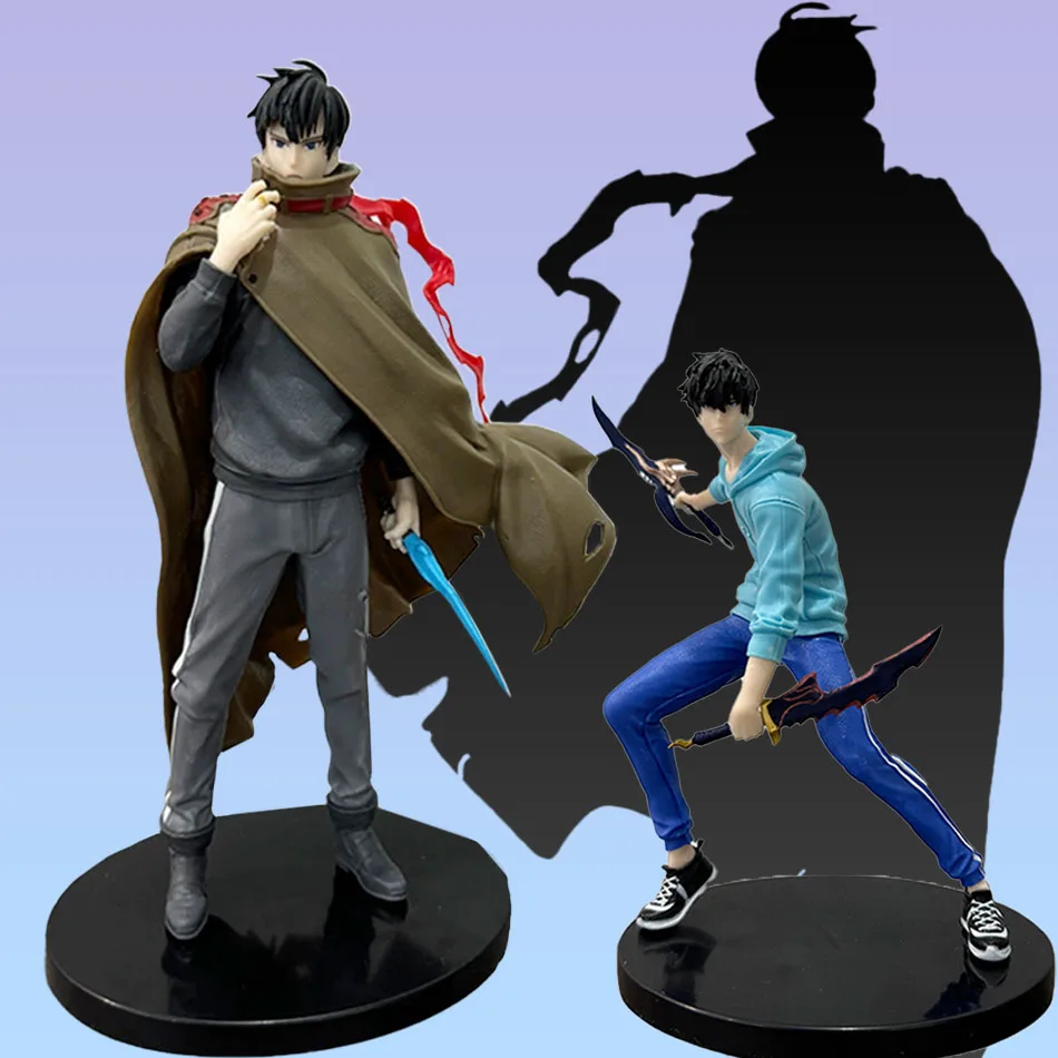

21cm Solo Leveling Sung Jinwoo Anime Figure Ore dake Level Up na Ken Shun Mizushino Action Figure Collectible Model Doll Toys