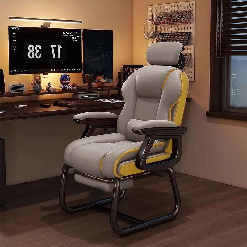 Fashion Save Space Office Chair Interior Comfortable Ergonomic Creative Office Chair Vintage Sillas De Oficina Trendy Furniture