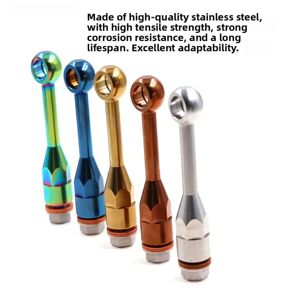 For Motorcycle Brake Upgrade Silver, Bronze, Copper, Blue, Burnt Blue Brake Hose Adapter Motorcycle Anti-wear Material