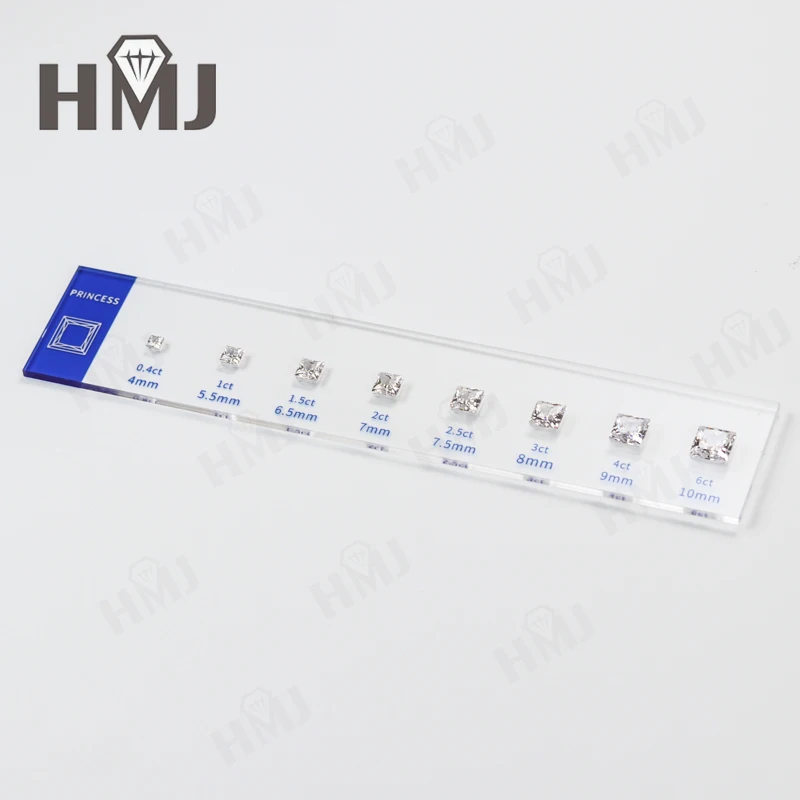 HMJ Jewelry Setting Gemstones Size Diamond Carat Ring Sizer Tester Guideline Tools Comparison Jewerly Dealer Tools Set Wholesale