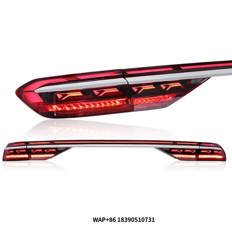 Car Taillights Assembly for A8 2018-2022 Led Auto Back Lamps Upgrade Startup Effect Dynamic through Taillights Accessories