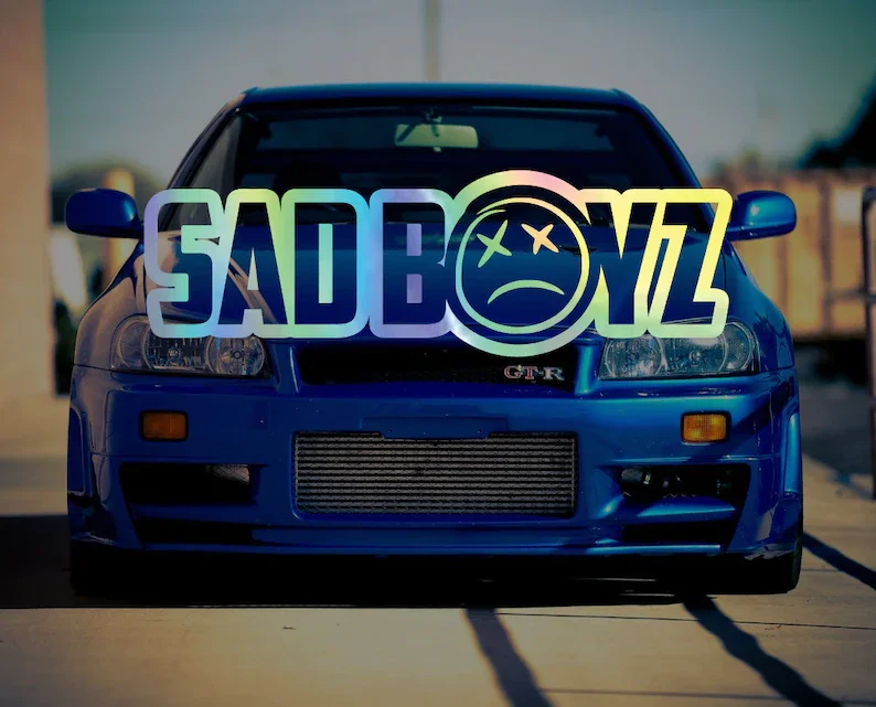 

JDM SAD BOYZ car window decal stickers Windshield banner