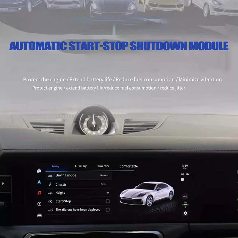 

Умный переключатель запуска и остановки для Porsche Cayenne 18-24 Panamera 17-24 Macan 22-24, автоматический запуск двигателя, остановка доводчика