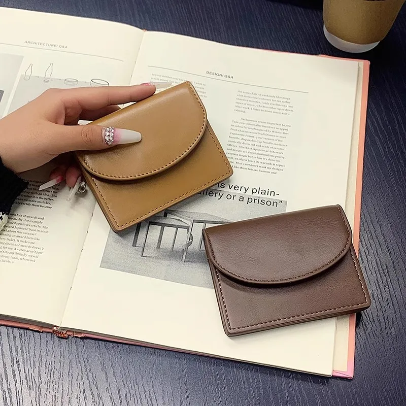 Minimalist Wallet Wear-Resistant Card Case Organizer Coin Purse Multi-Compartment Pu Leather Wallet For Women Pockets Daily Use