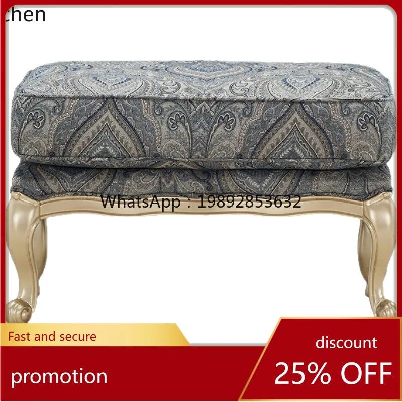YFY  Light Luxury Retro Leisure Chair Ethan Sofa Chair Alan Embroidered Floral Fabric Single Sofa Living Room Chair