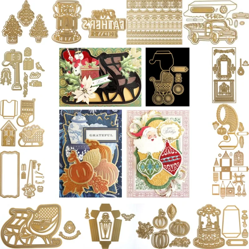 

Различные цветочные горшки и деревья, вырубные штампы, украшение для скрапбукинга, дневника, трафарет, тиснение, шаблон, сделай сам, поздравительная открытка, ручная работа, 2026