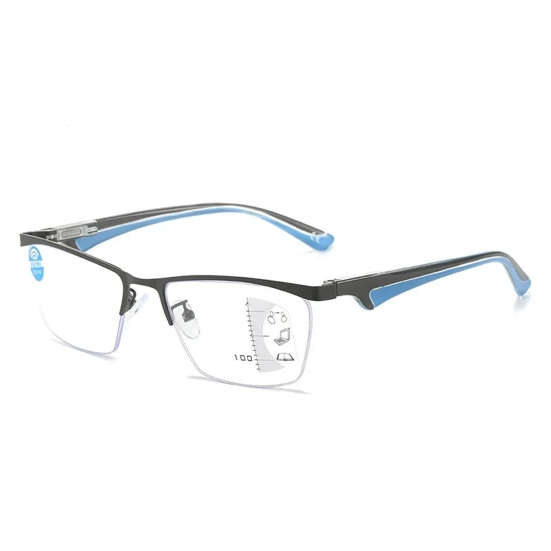 

Multifocal Progressive Reading Glasses Frame Men Women Anti-blue Light Sports Eyeglasses Ultralight Bifocal Presbyopia