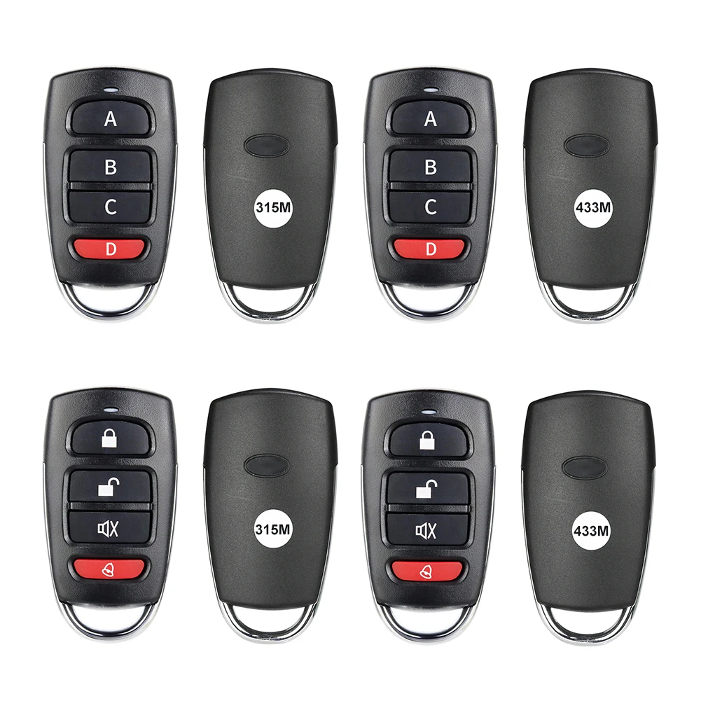 Duplicador de chave de substituição, duplicador de controle remoto de 315mhz/433mhz, código de aprendizagem fixo, interruptor clone sem fio para porta automática