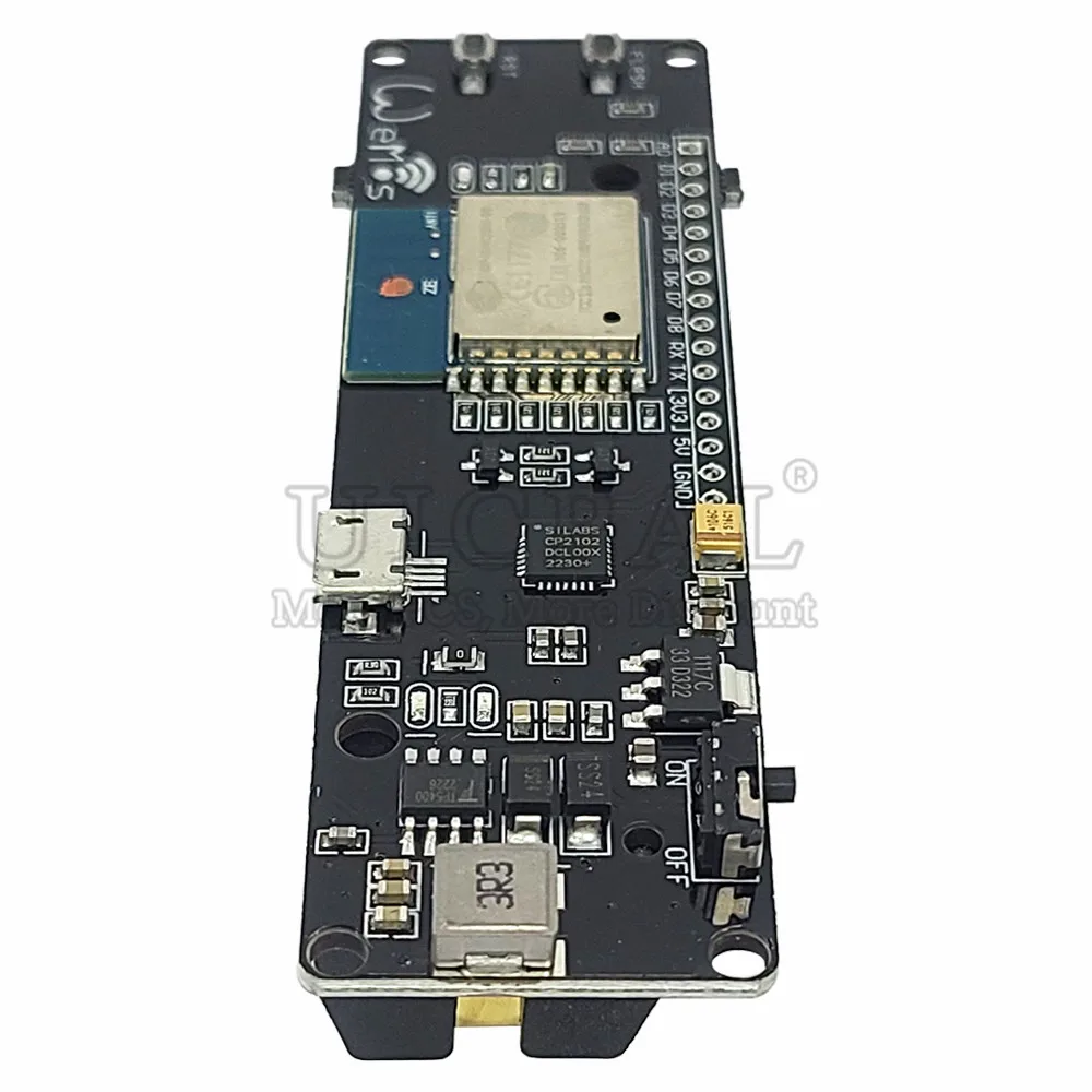 WIFI Module D1 MINI Development Board with 18650 Battery Holder Box Kit ESP-WROOM-02 CP2102 USB Micro ESP8266