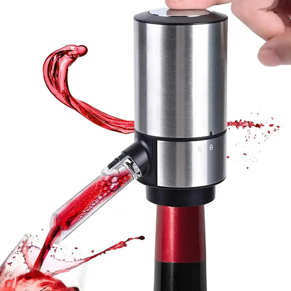 Intelligent Electric Wine Aerator and Dispenser Automatic Wine Dispenser Bar Tools TYPE-C Rechargerable