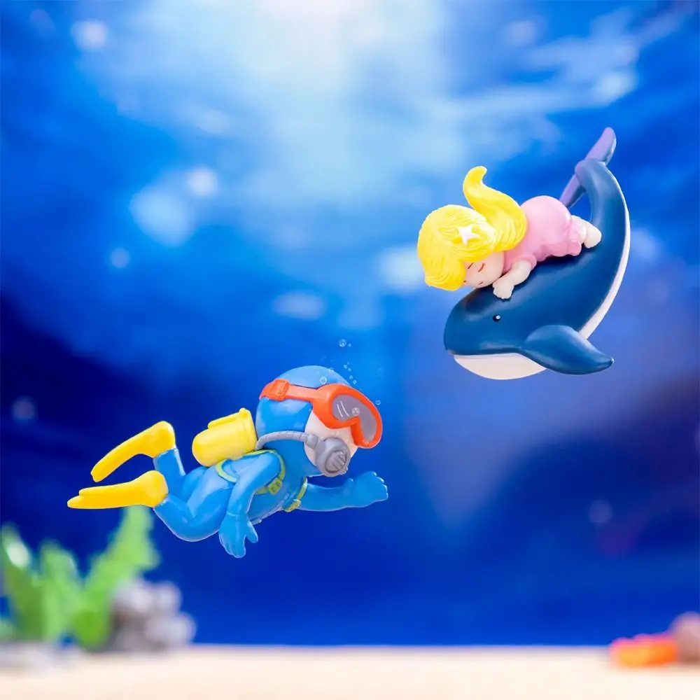 Décoration d'aquarium en résine multicolore, Micro Figurine de surf pour jeunes, accessoires d'aménagement paysager, ornement d'aquarium