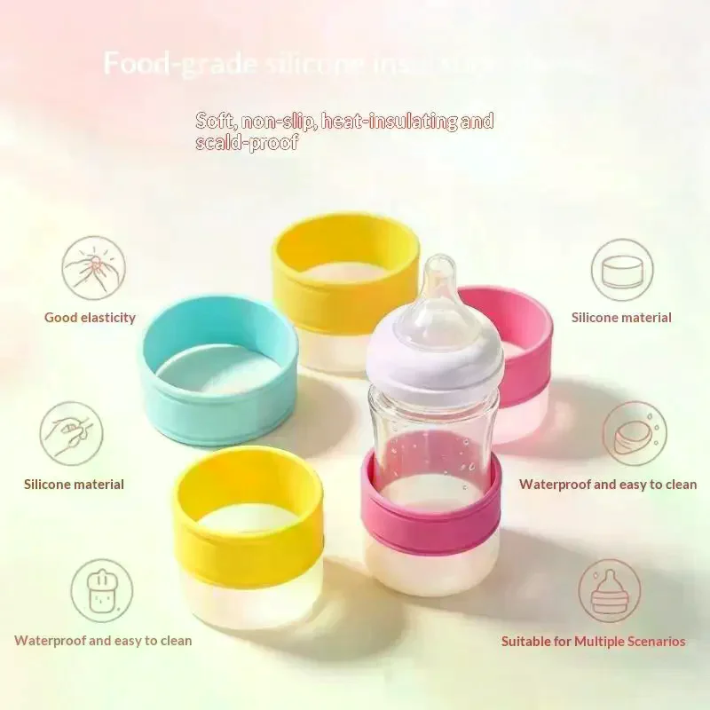1 Pcs Classroom Cup Organization Elastic Silicone Band Custom Name Silicone Cup Sleeve No More Lost Cups