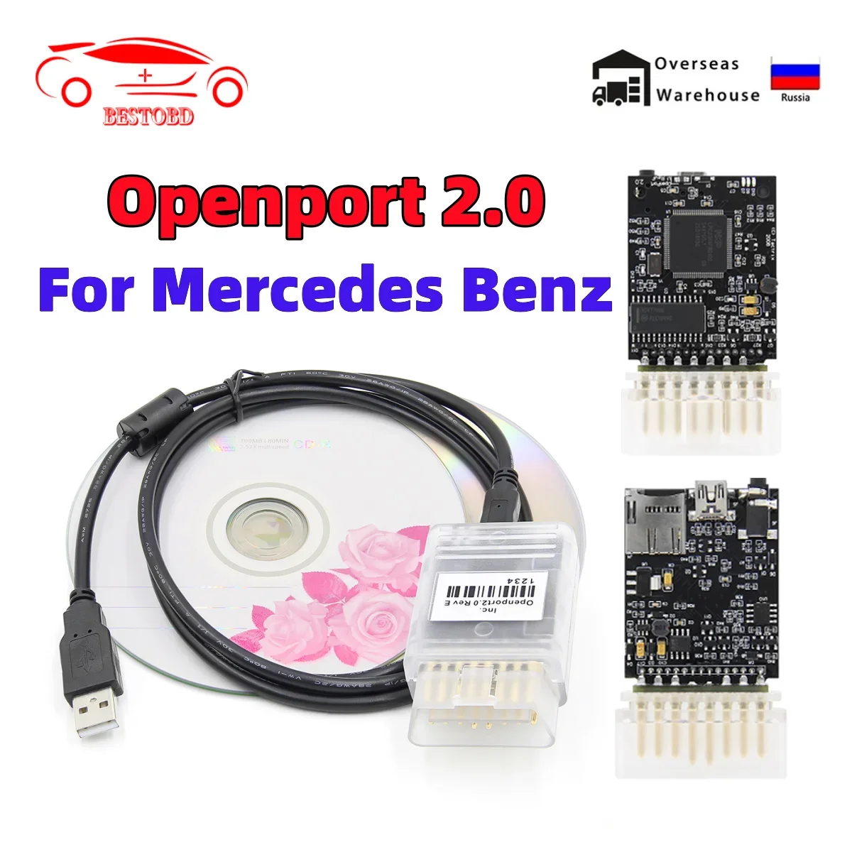 메르세데스 벤츠 J2534 스캐너용 전체 칩 Openport 2.0 ECU 플래시 오픈 포트 2 0 자동 칩 튜닝 OBD 2 OBD2 자동차 진단 도구