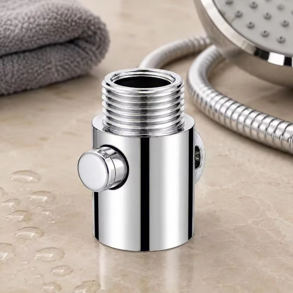Bathroom Shower Angle Valve Quick Switch Nozzle One Button Water Stop Faucet Sprinkler Tap Accessories for Home Bathroom Daily